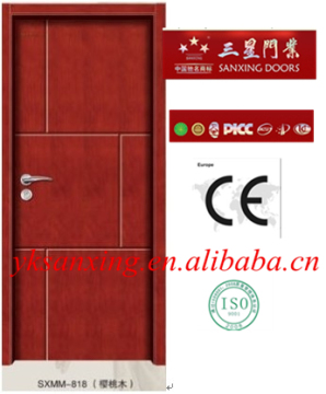2015 wooden door hotel door good quality