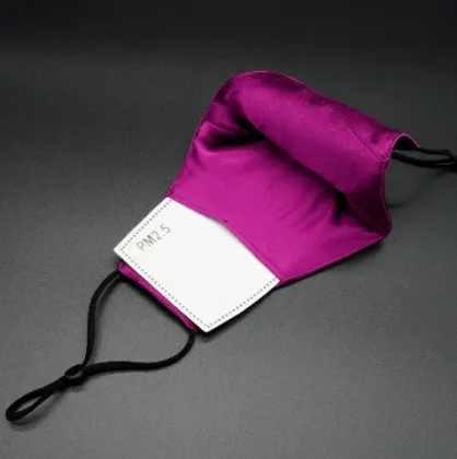 100% 6a silk breathable silk face cover