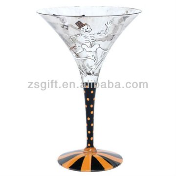 fashionable halloween decorations glass martini cup