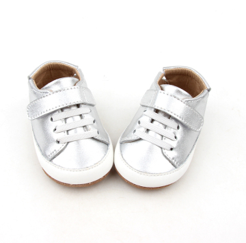 Sliver Color Baby Soft Sole Causal Shoes