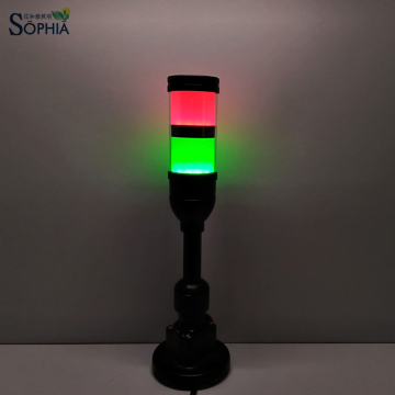 12V/24V LED Equipment Indicator Light Tower - Red and Green