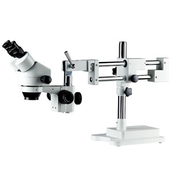 Hot Sale ZM-2BP2 0.7x-4.5x Binocular Stereo Microscope with Dual Arm Boom Stand
