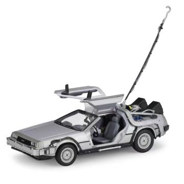 1:24 Scale Movie Car Flight Version Vehicle Diecast Alloy Model - Classic Car Collection Decoration & Gift for Kids