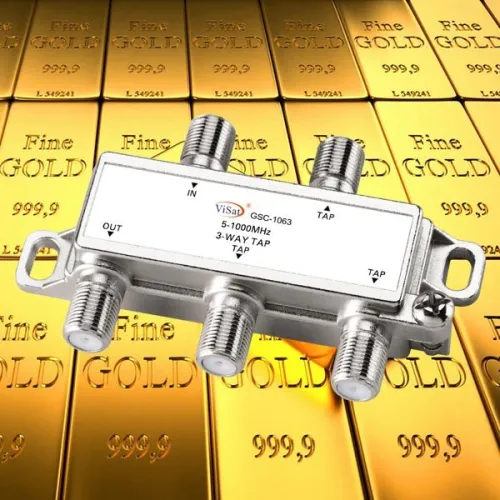 Low Insertion Loss Indoor 6 Way 51000mhz Catv Tap, High Quality Low