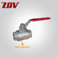 Stailess Steel Full Port Seal Welded ball valve