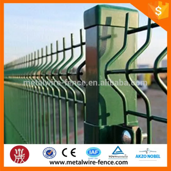 PVC coated Curvy Welded Fence (factory)