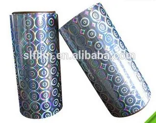 Silver holographic film, silver hologram film, silver laser film