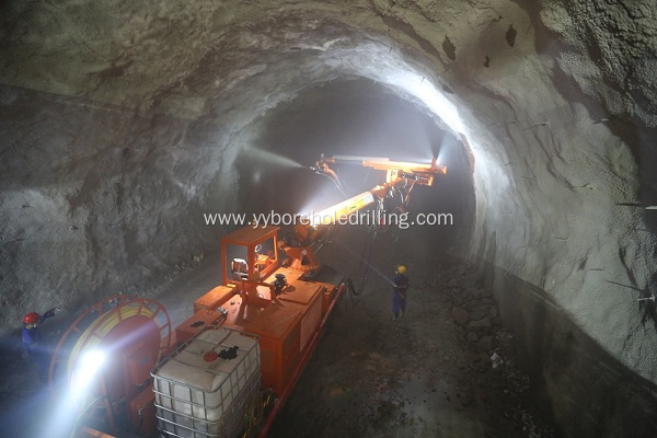 3 booms 179KW Tunnel Drilling Rig for blasting