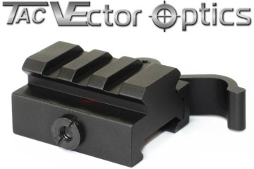 Vector Optics Compact Picatinny 3/5" Riser Quick Release QD Mount Base 1 3/5" L