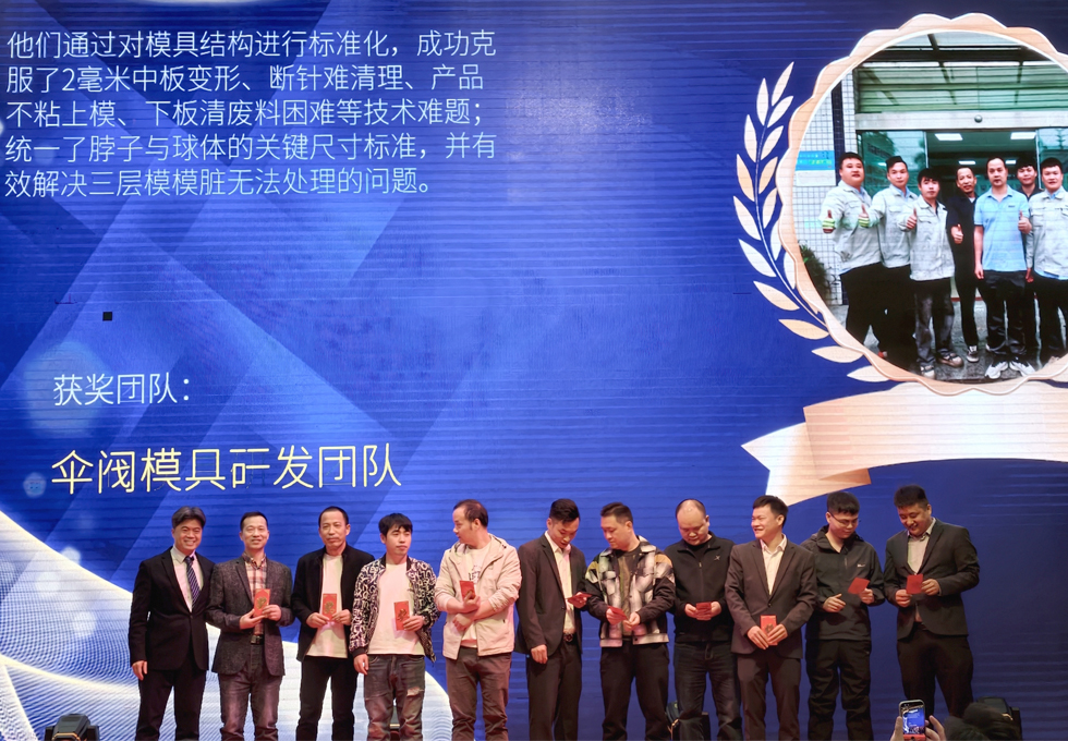 Umbrella Valve Mold Structure Award