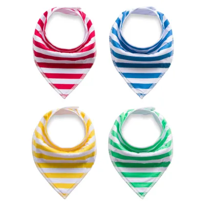 Bandana Bibs Free Pacifier Clip Baby Bibs