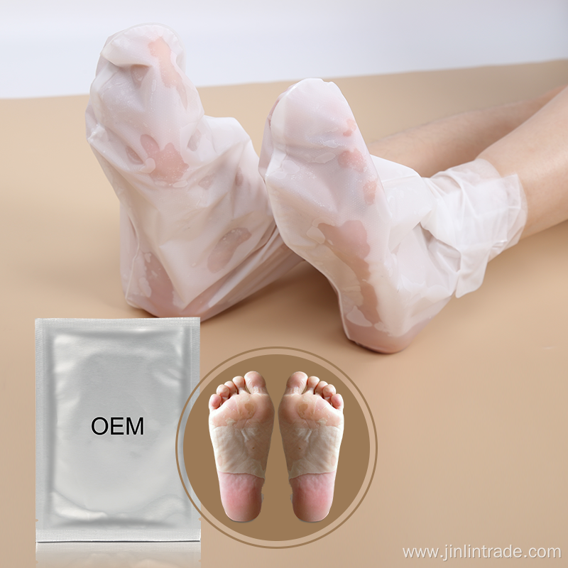 Nourishing milky peel off foot peeling foot masks