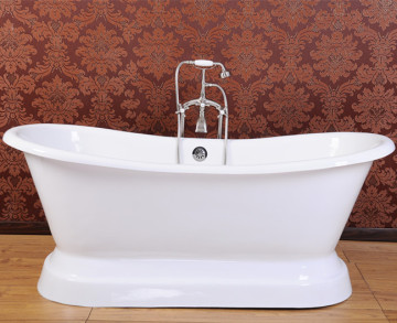 Slipper Cast Iron Pedestal Tubs