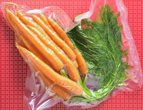 Food Pa / Pe Resilient Vacuum Packaging Pouches For Fresh Vegetable