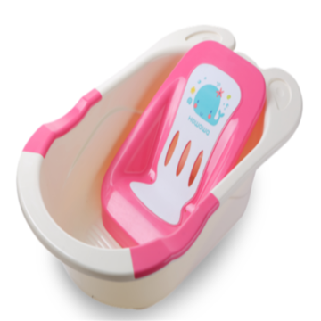 Bathtub Plastik Keamanan Bayi Dengan Tempat Tidur Mandi