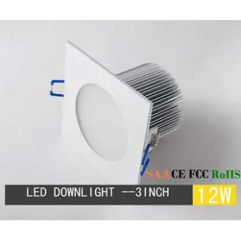 SAA approval  LED downlight 12W White case