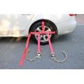 Car Carrier Wheel Basket Straps na may Chain Hooks