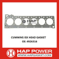 CUMMINS GASKET DE CABEÇA ISX 4926316 GASKET DE CABEÇA DE GRAFITE