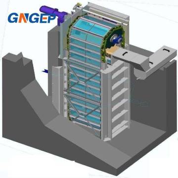 Автоматическая система впускного экрана для очистки сточных вод