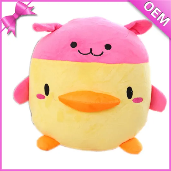 Professional Custom Cheap Good quality Bee Frog Bear chicken Plush Pillow