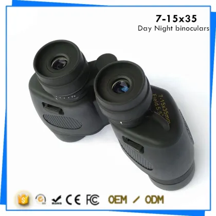 Yuantong 7-15x35 Powerful Nikula Zoom Binoculars Telescope with FMC Prism