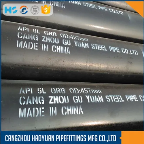 ASTM A106 Gr.B SCH60 Seamless Ms Black Pipe