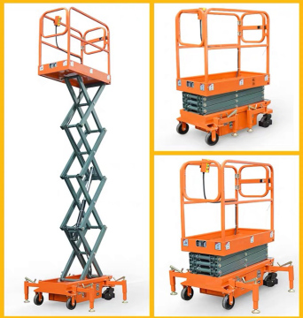 Hydrauliczna podnośnikowa platforma robocza