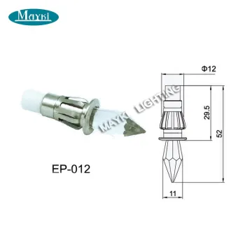 EP-012 Stainless Steel End Fixture Crystal Fiber Optic Caps Icicle Shape for Ceiling Sauna