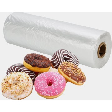 HDPE Recycled Produce T-Shirt Polythene Plastic on Roll Freezer Food Shopping Roll Bag