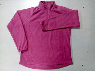 Ladies 1/4 zip polar fleece jacket, factory price