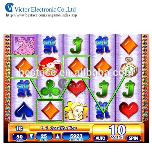 video casino game board