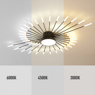OEM Luxury Warm White LED Chandelier untuk kamar tidur
