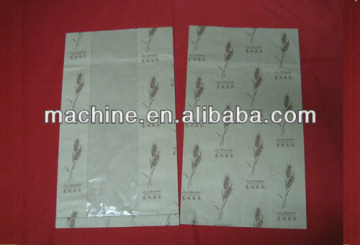Midium size flat bottom paper bag with window max length 650mm max width 300mm