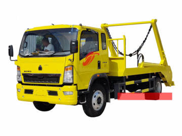Howo rotola fuori dal braccio swing rifiuta il camion della spazzatura
