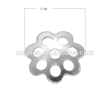 Fashion Silver Jewelry Findings Type Bead end Caps beads for sale