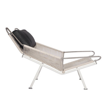 古典的なハンスWegner PP225 Chaise Lounge Chair