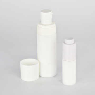 Matte Cap Opal White Empty Lotion Pump Containers