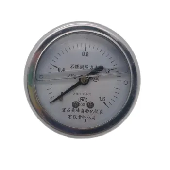 SS304 Stainless Steel Petroleum Liquid Filled Pressure Gauges