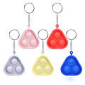 Fidget Toys Push Pop It Bubble Keychain Toy