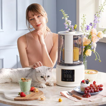 High Speed 1.5L Portable Blender with Hot and Cold Functions and 6 Blades