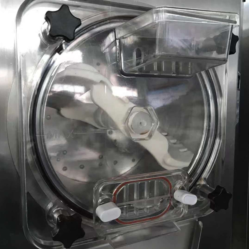Klein commercieel huis gemaakt Italiaanse ijsmachine Batch Freezer Gelato Maker