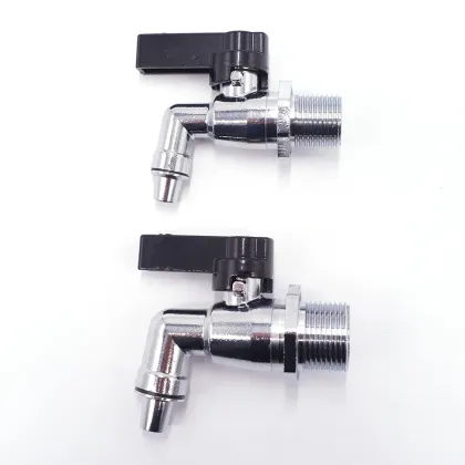 Brass boiling water tap