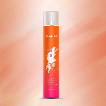 OEM ODM Wholesale Hair Spray: Fast Dry, Professional Strong Hold, Naturally Fragrance Hair Styling Spray for Salons & Men