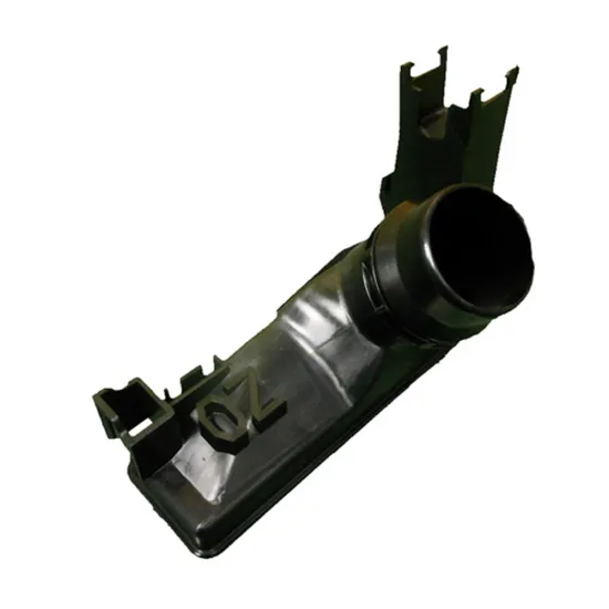 Injection molding for automotive exhaust pipe