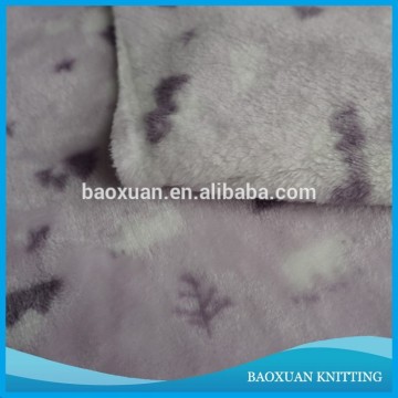 knit polyestert pajamas fabric coral fleece