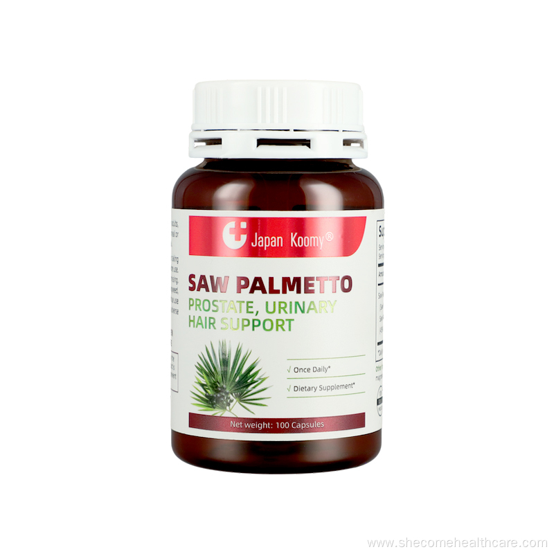 Saw Palmetto Supplement Urinary Health Prostate Capsules