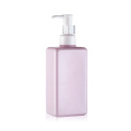 wholesale 100ml 150ml 200ml empty PET plastic square lotion bottle with cream pump dispenser