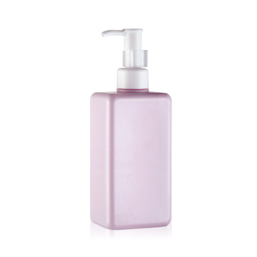 wholesale 100ml 150ml 200ml empty PET plastic square lotion bottle with cream pump dispenser