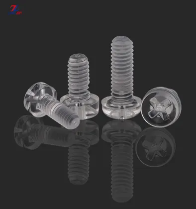 Acrylic Screw transparent plastic screw