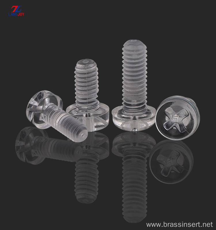 Acrylic Screw transparent plastic screw